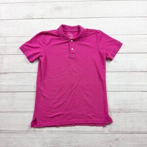 Primary Kids Pink Polo Shirt Short Sleeve Collared Top 12